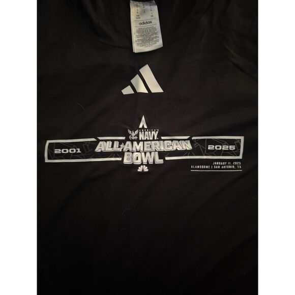 Adidas 2025 U.S. Army All-American Bowl Short Sleeve Hoodie XL NWT - Picture 2 of 4